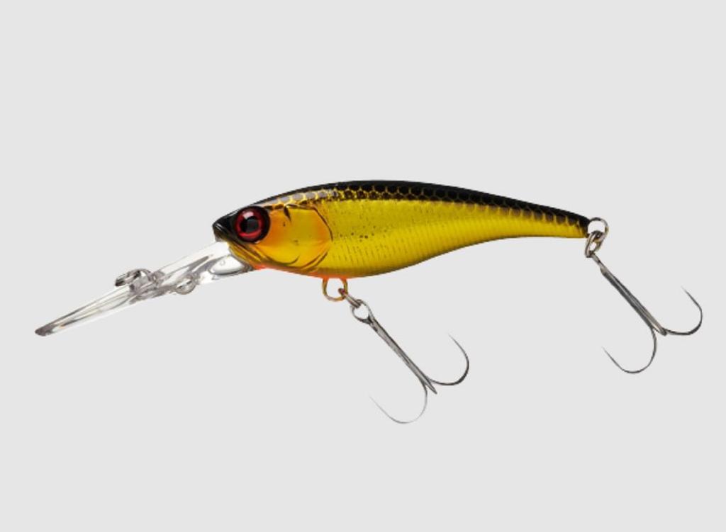 Jackall Isca suspensa rasa Soul Shad 58SR SP HL ouro preto (6555)