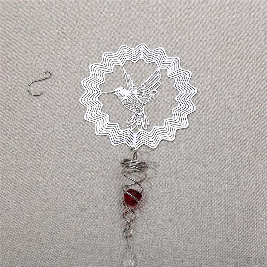 for window and wall Door Hanging Home Decor with Hook Spiral Wind Chimes Tail Outdoor Yard