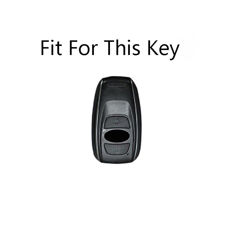 Zinc Alloy Key Holder Keychain Protective For Subaru XV SV Forester BRZ 2019 2020 Accessories Car Key Case Cover