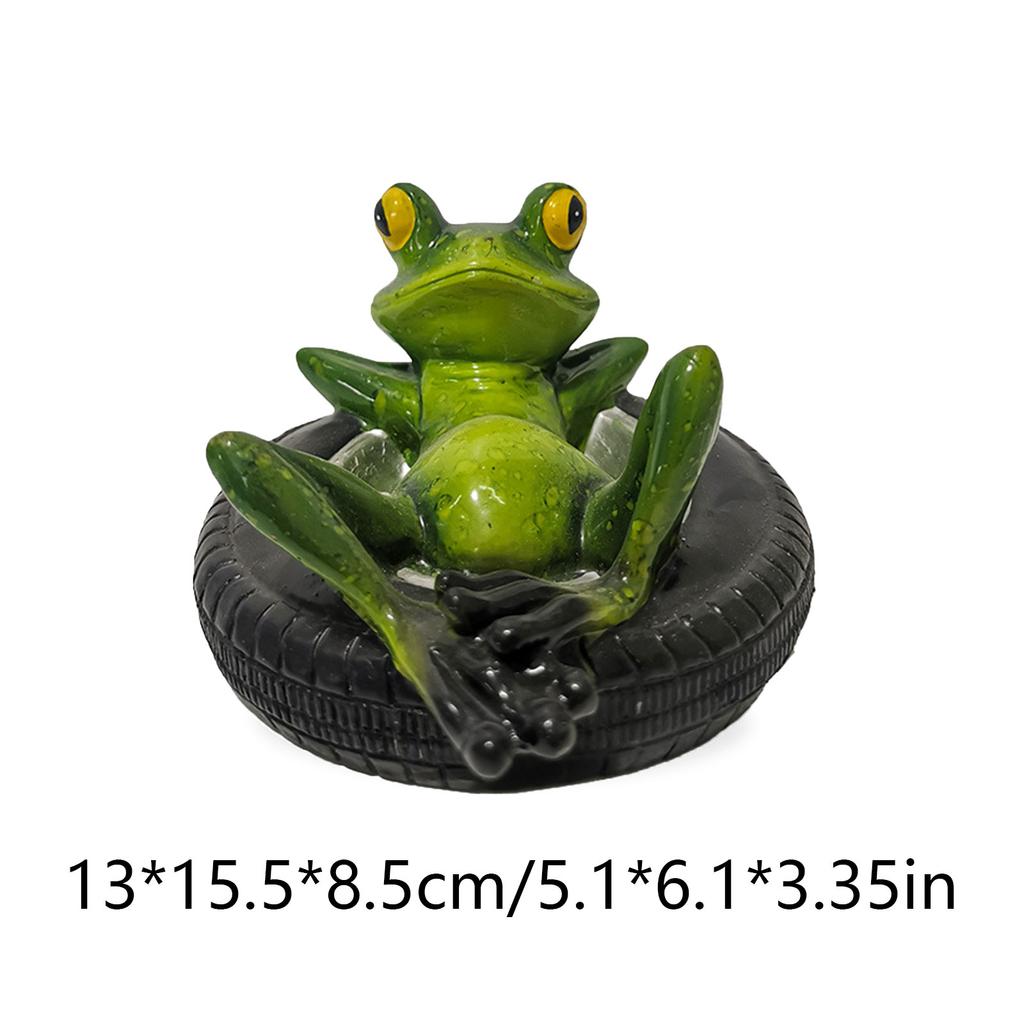 Floating Pond Decoration Fun Lifelike Resin Animal Statue Garden Floating Decoration