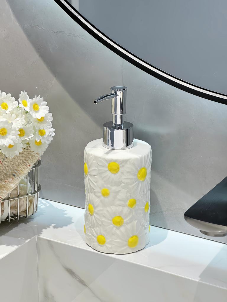 Ceramic hand soap shampoo body wash dispensing bottles mouthwash cups soap dishes lotion press bottles shampoo dispenser