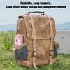 Outdoor Folding Stool with Carry Bag Portable Lightweight Heavy Duty Camping Backpacking Beach Picnic Fishing Collapsible Chair Seat
