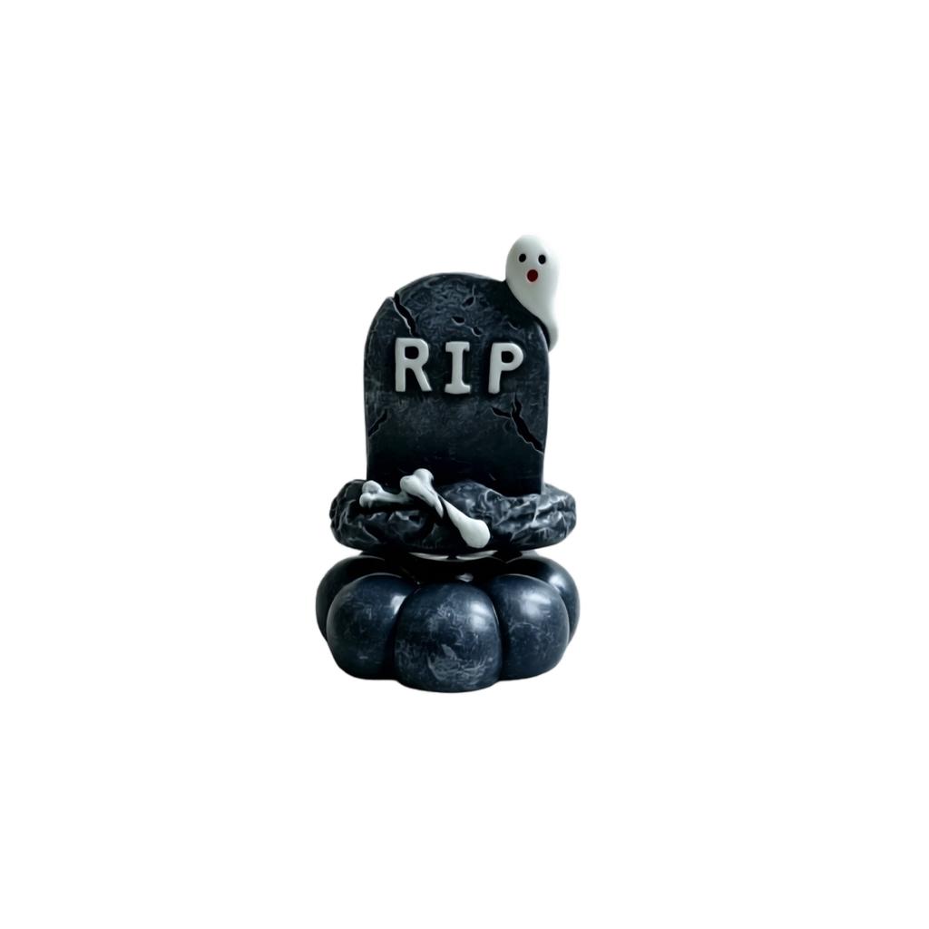 Halloween Resin Pumpkin Spinning Figurine for Desktop Decoration