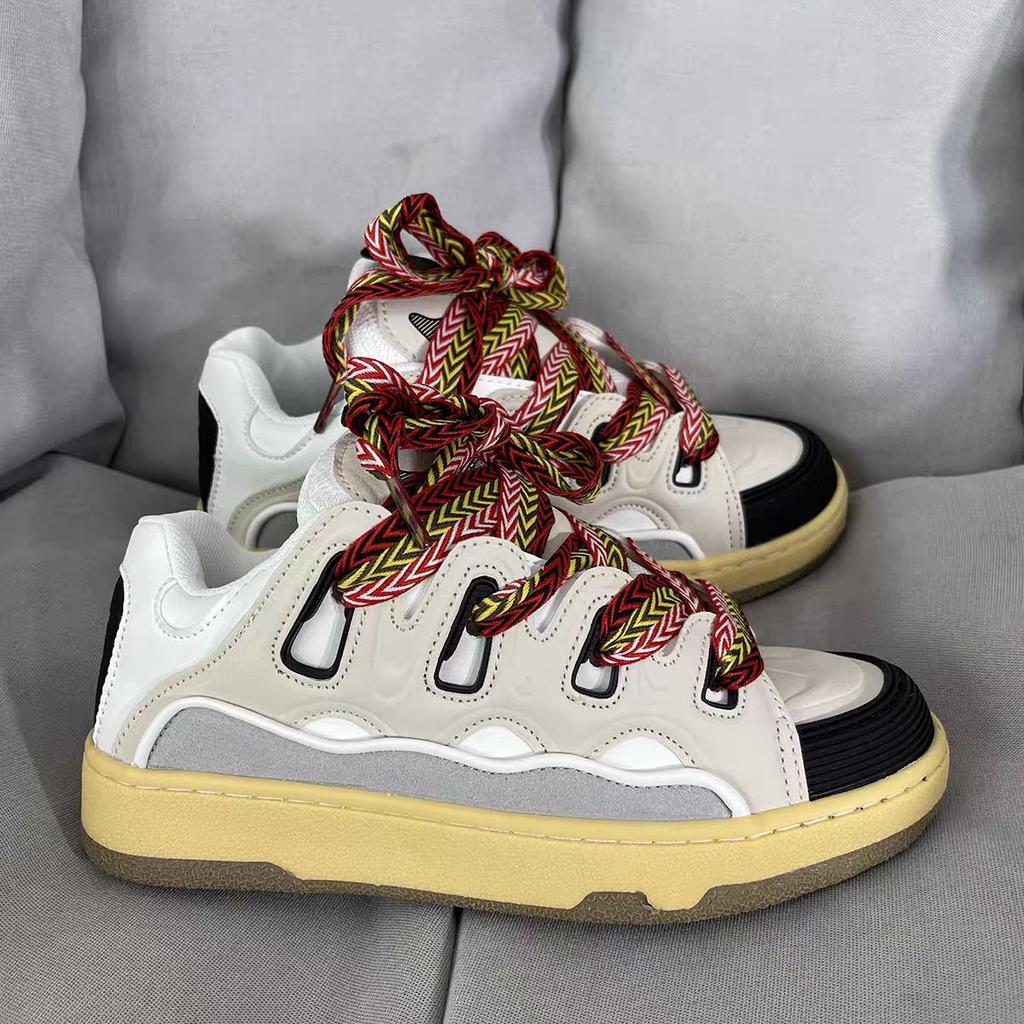 Long Foot Bread Shoes Men's Board Shoes Ins Internet Celebrity Tide Brand Chic Hong Kong Style Casual Versatile Sports Shoes Men's Tide