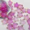 24mm Gradient Five-Petal Acrylic Flower for DIY Crafting