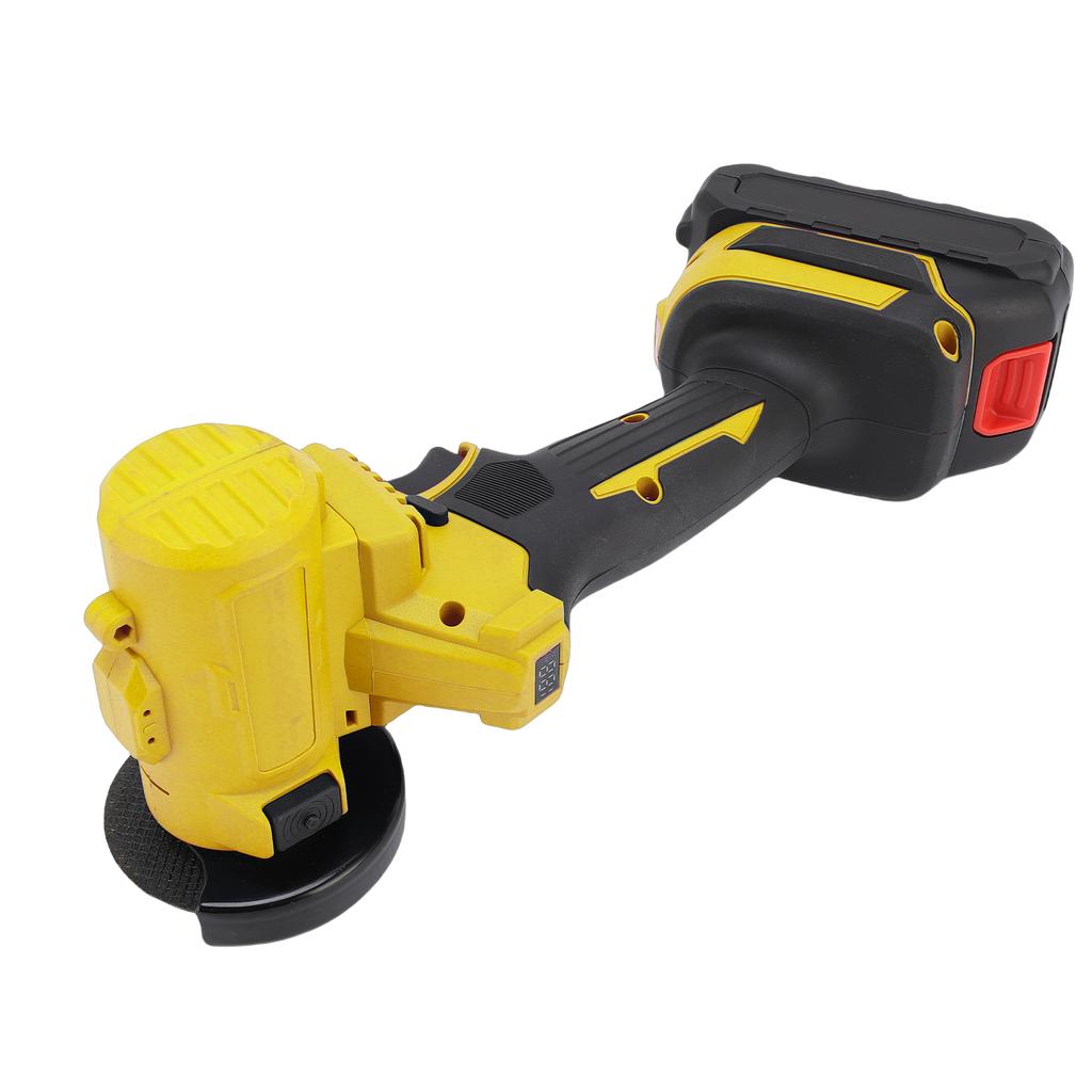 Mini Angle Grinder 21V Cordless 18000RPM Electric Grinding Tool with 2pcs Rechargeable Battery Multifunctional Cutting Polishing
