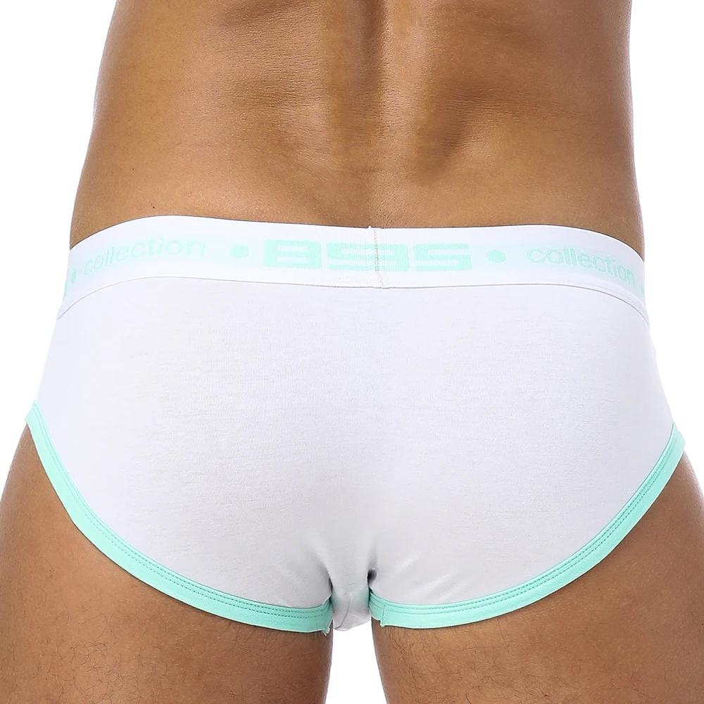 Men's Sexy Cotton Briefs Jockstrap Underwear Low Waist Soft Breathable Underpants Calzoncillos Hombre Lingerie