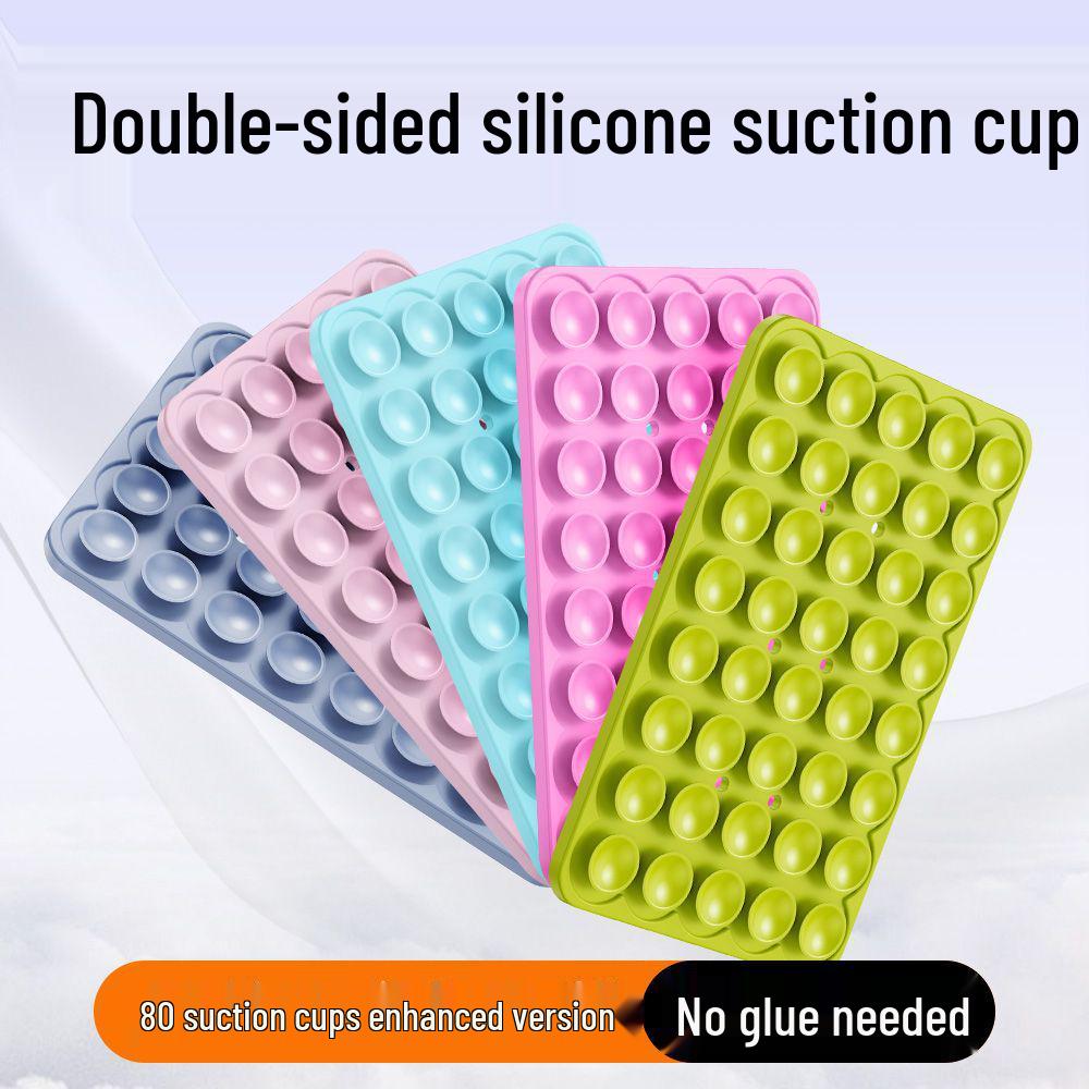 High-Performance, Double-Sided Silicone Suction Cup: Wind-Proof, Multi-Functional, Case-Compatible for Phones and Tablets