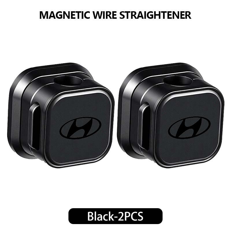 Magnetic Cable Holder Adhesive Wire Keeper Cord Cable Organizer For Hyundai GDi N Line i10 Azera Genesis G70 G80 G90 Accent XX46