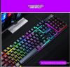 T-WOLF T20 Thunderwolf Backlit Gaming Keyboard - Wired, Multilingual (Arabic, Spanish, Russian).