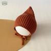 Baby Winter Oorbescherming Gebreide Muts Schattige Elf Puntmuts Warm Met Kinband Muts Baby