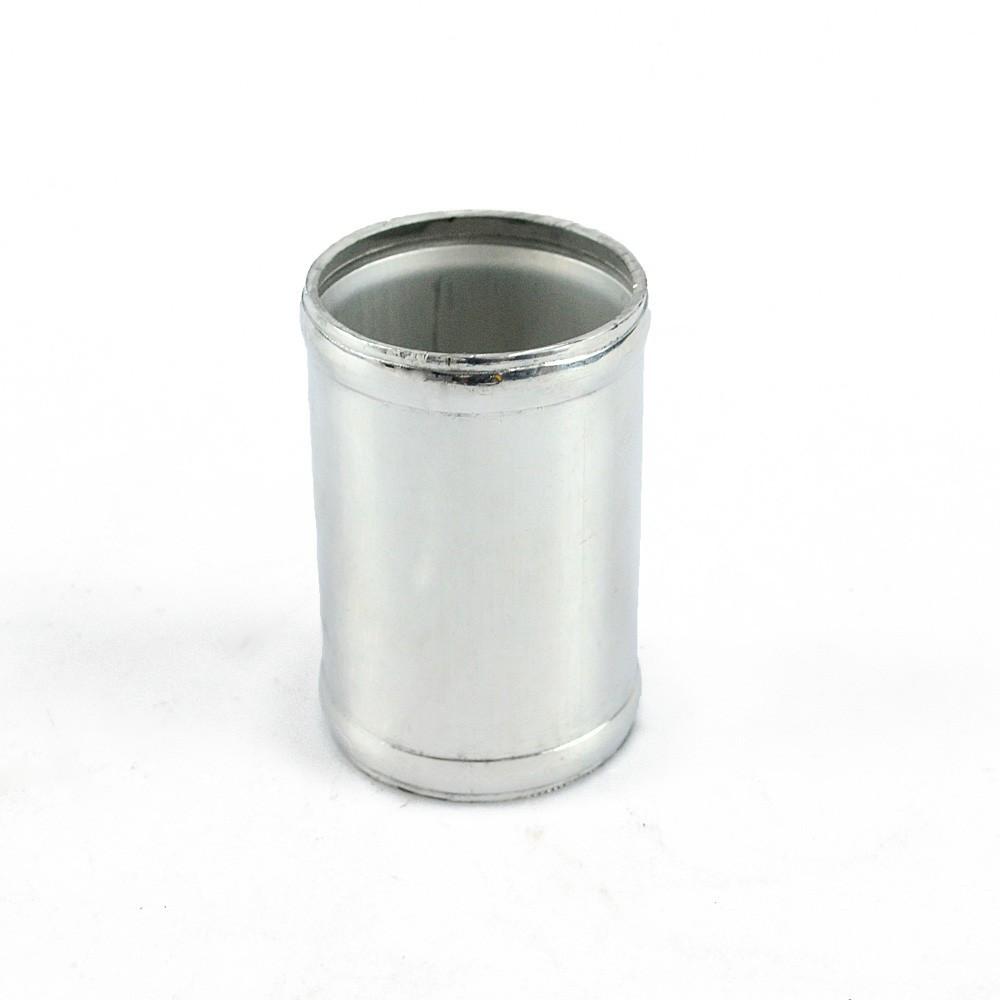 VR - Alloy Aluminum Hose Adapter Joiner Pipe Connector Silicone 63mm or 70mm or 76mm Color Silver