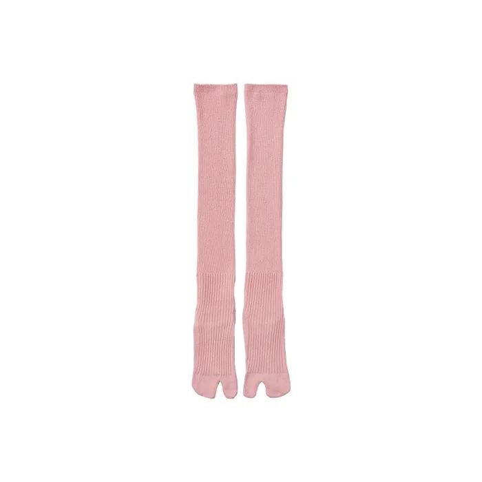 Ribbed Tabi Knee Socks_4 Color