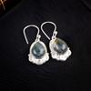 Authantic Moss Agate Gemstone 925 Sterling Silver Handmade Jewelry Earrings EE-41-28