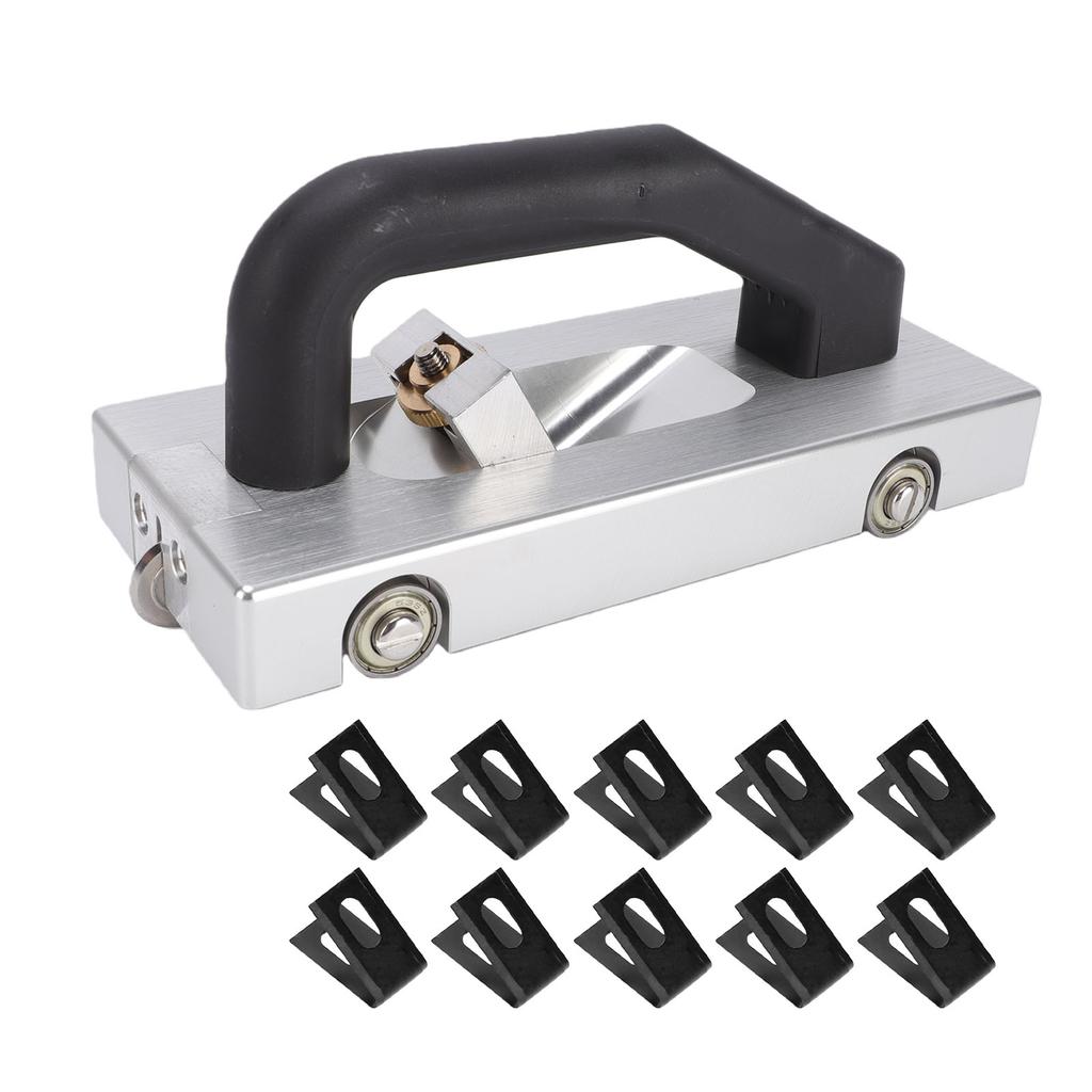 Floor Grooving Pull Hand Tool U Type Blades Wheeled Flooring Groover 2 3MM Slotting Width