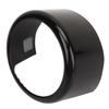 Front Grille Emblem Logo Ring Glossy Black Exterior Badge Decoration Cover Trim Stickers