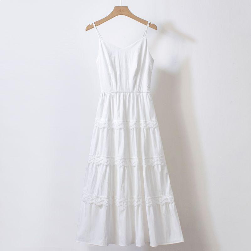 Сладкий набор из белого топа-камзола и вязаного кардигана со юбкой 2026 – Новое модное платье из двух предметов M (Recommended 90-105 jin)