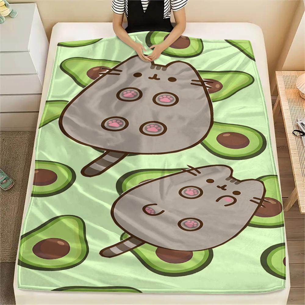 Cute cartoon characters Print Flannel Blanket,High quality Comfortable for All Seasons,Home Decor,Warmth and Comfort,Perfect for Christmas Gifts