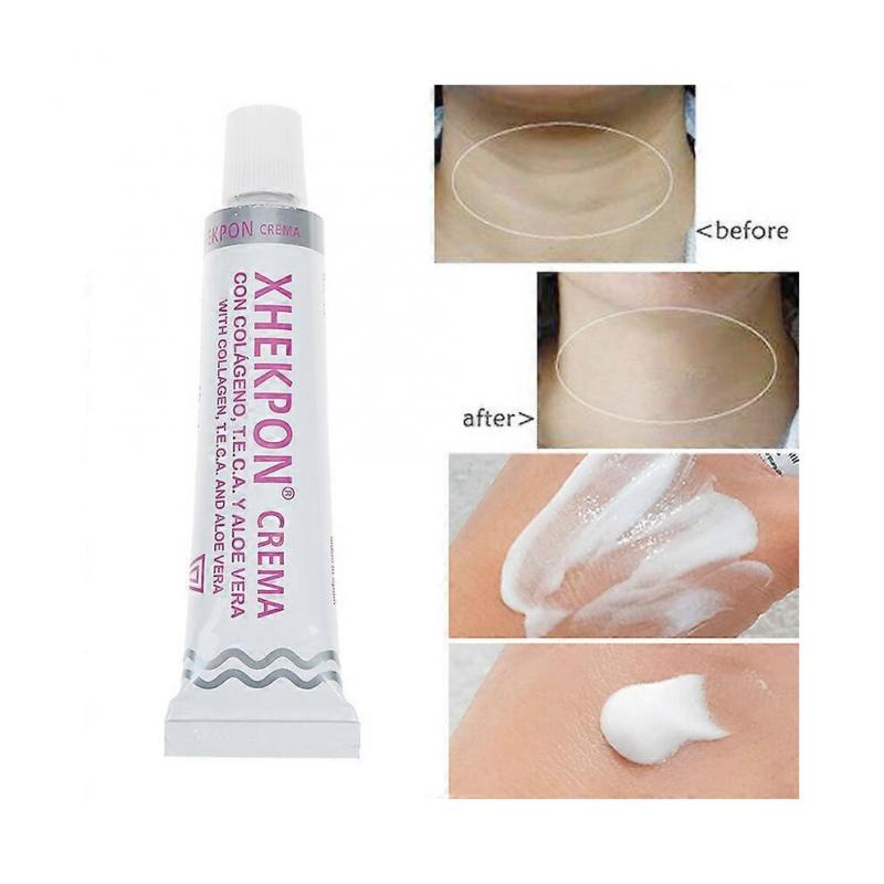 3X Creme für Gesicht, Hals und Dekolleté Hautpflege-Creme mit hydrolysiertem Kollagen und Aloe Vera/Anti-Aing-Creme 40ml Fördert die Hautfeuchtigkeit