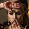 Red Mehndi Stickers Henna Tattoo Stickers Lace Fake Tattoo Legs Arm Red Henna Tattoo Decals Waterproof Wedding Tool