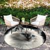 Black Cats pattern round rug,Carpet Rug for Living Room Bedroom Playroom ,Non-slip Floor Mat,Holiday Gifts and Birthday Gifts.