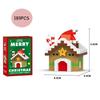 Hot DIY Model Christmas Building Block Santa Claus Snowman Christmas Tree Building Block Toy  Christmas Decoration Party Favours
