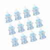 12pcs With Ribbons Candy Chocolate Bottles Plastic Milk Bottles Home Party Decor