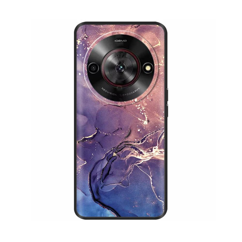 Painted Cover For ZTE Blade A75 5G Case Soft Silicone Fundas Shockproof Shell Back Cover For ZTE Blade A75 5G 4G Cases Bumper