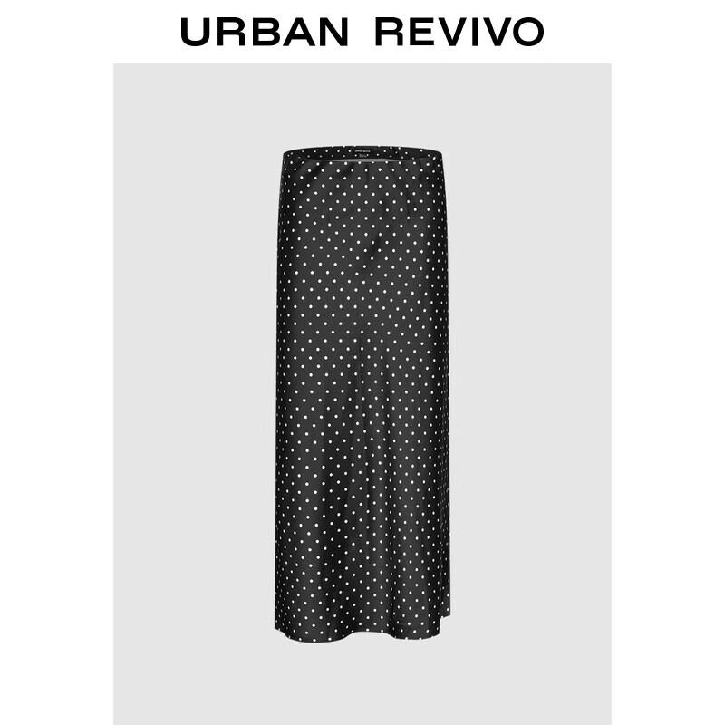 

UR 2026 Polka Dot Fishtail Midi Skirt S