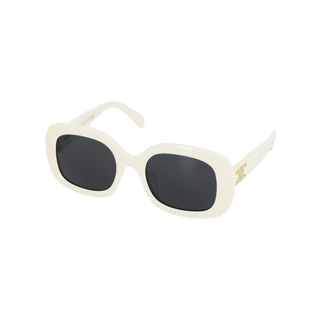 Celine Patterned Rectangle Sunglasses Women sunglasses White CL40262U25A