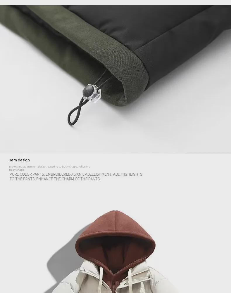 Women's Unisex Milky Down Short Winter Coat - Loose, Thick, Fashionable Large Size