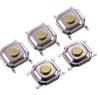 Original Brand Tactile Switch 5.1x5.2mm4*1.5H Copper Head 1.7/2.0 Braided Patch Micro Keys Dust Proof Made In China