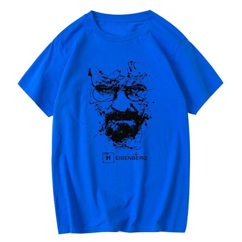 Men Fashion Top Quality Cotton Breaking Bad T Shirts Men Heisenberg Camisetas Hombre Men Cool Tee Shirt Tops