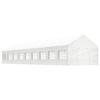 VidaXL Belvedere with White Roof 20.07x4.08x3.22 M Polyethylene, Party Tent, Marquee, Awning Shelter, Pavilion, Tent 3155493