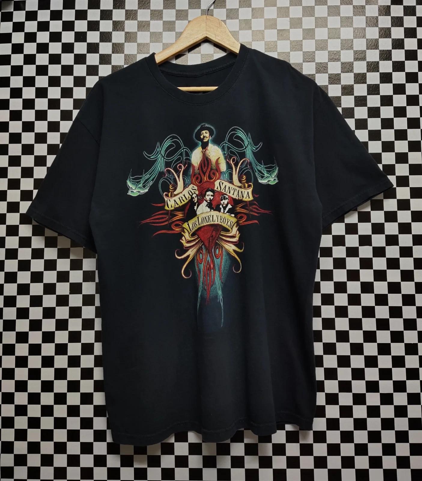 Los Lonely Boys Band 2005 Tour Cotton Heavy Black All Size T Shirt TR830 L