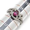 NON BRAND Ruby diamondRing ring Ruby/diamond #15(JP Size) Array