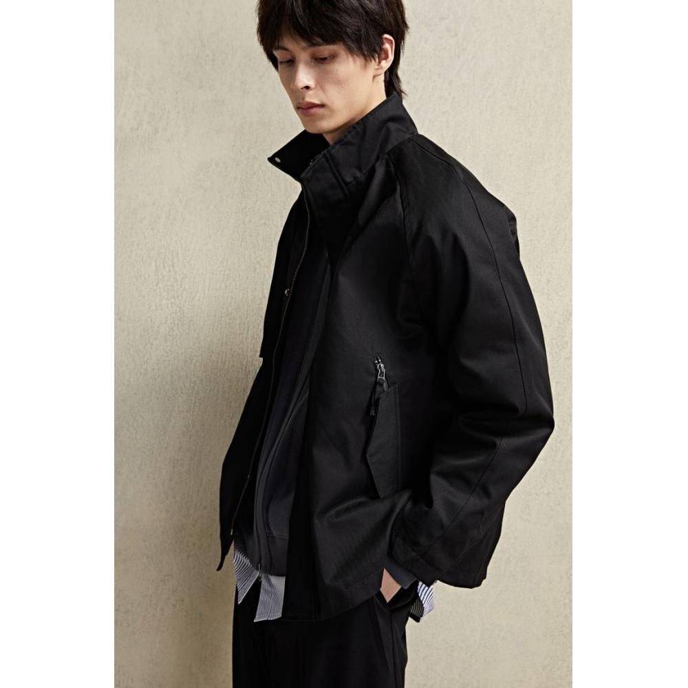 

Куртка из твила свободного кроя HM черная