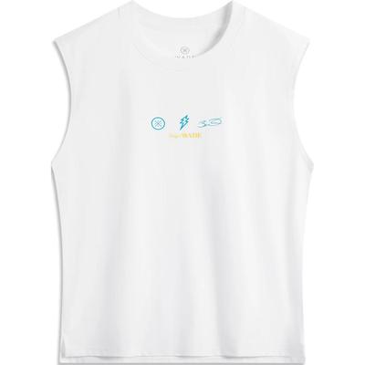 Li Ning Wade Series Letter Round Neck Comfortable Breathable Sports Vest Men Vests Standard-White AVSU053-2