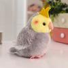 13cm Mini Colorful Parrot Plush Toys Delicate Cute Lifelike Bird Hanging Doll Kawaii Keychain Bags Decor Pretty Desktop Pets
