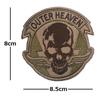 PHOENIX IKKI Metal Gear Solid FOX HOUND Foxhound Military Cosplay Airsoft Embroidery Patch Wappen Applique Velcro Compatible 11piece