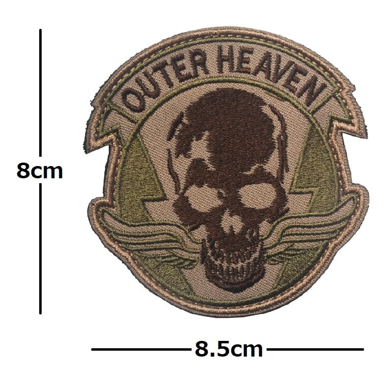 PHOENIX IKKI Metal Gear Solid FOX HOUND Foxhound Military Cosplay Airsoft Embroidery Patch Wappen Applique Velcro Compatible 11piece