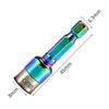 8mm Non-Magnetic Impact Socket High Torque CR-V Steel Socket Bits Hex Shank Nut Screwdriver Driver Impact Drivers Socket Adapter