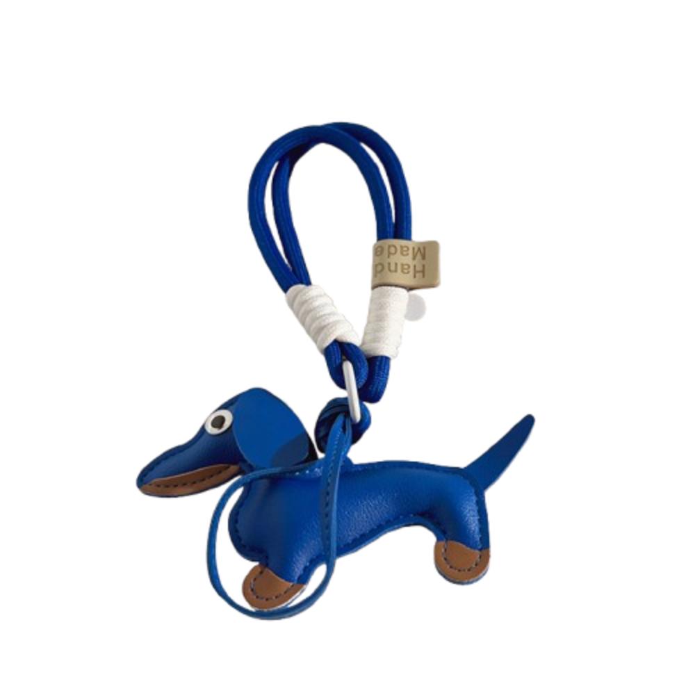 Mini Dachshund Dog Keychain Braided Lanyard Car Key Accessories  Women