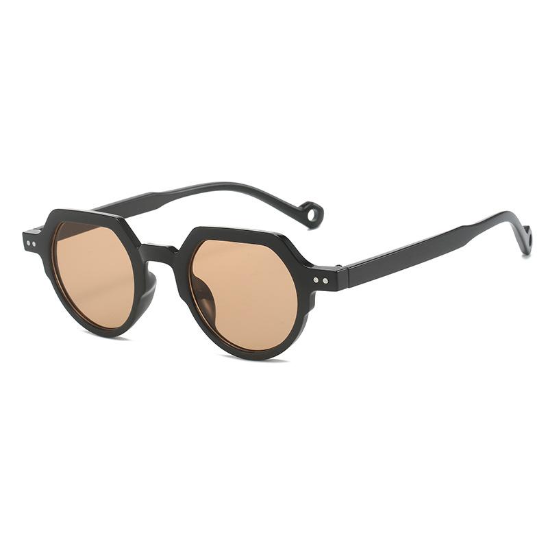 Retro Sunglasses Women, Trendy Catwalk Street Shooting Small Frame Sunglasses Personalized Sunscreen Glasses