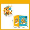 Jaki Building Blocks National Trend Toys Nine-Tailed Fox Zodiac Model Assembly Ornaments Children'S Educational Toys Gifts