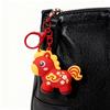 Horse Keychain Portable Key Holder Pendant with Auspicious Clouds Flowers 2026 Year of Horse Bag Key Chain Pendant