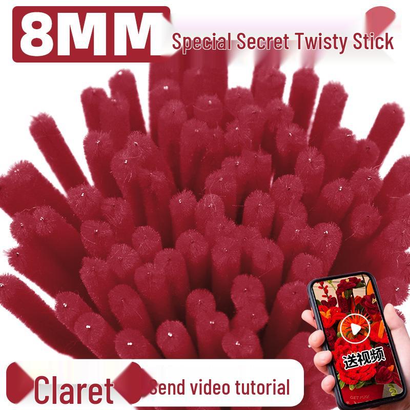 Pipe Cleaner Bouquet Kit: DIY Children's Weaving Material for Handmade Chenille Christmas Tree