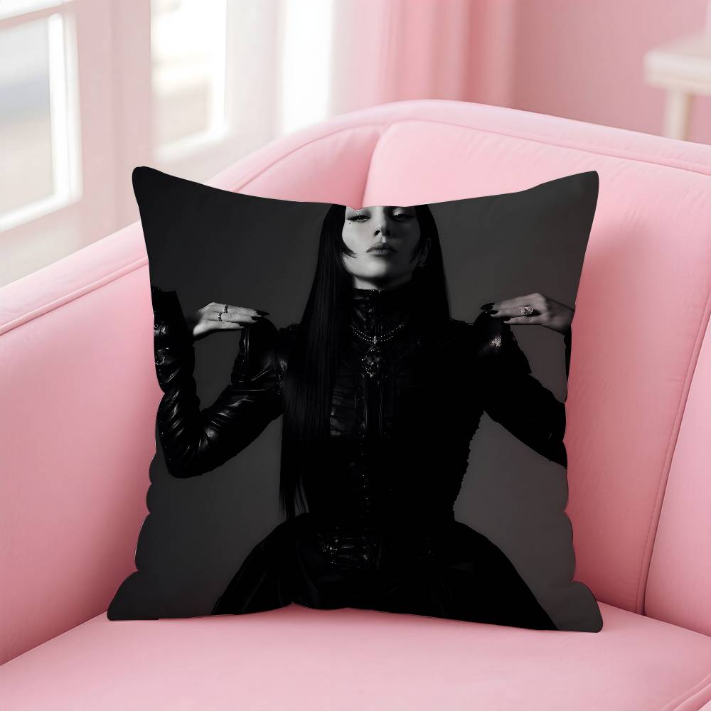 L-Lady SINGER G-gaga Pillow Case Pattern Printing Pillowcase Living Room Sofa Cushion Cover Bedroom Room Decor