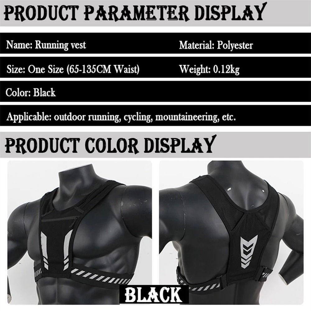 Phone Cards Bag Water Bottle Holder Running Backpack Reflective Vest Running Bag Running Vest