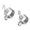 20Pcs Stainless Steel Yarn Guide Rings Finger Wear Design Knitting Tools  For Knitting Crafts
